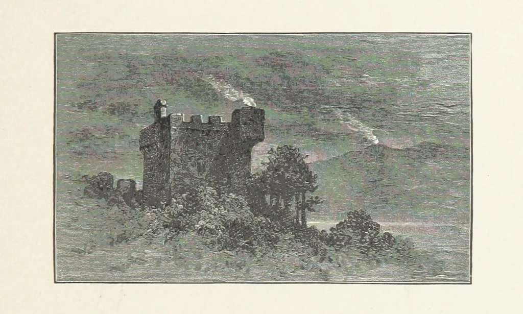 An illustration from The Lay of the Last Minstrel. By Sir Walter Scott. With notes and a chronological summary of his life, and index, 1887, leaf 109