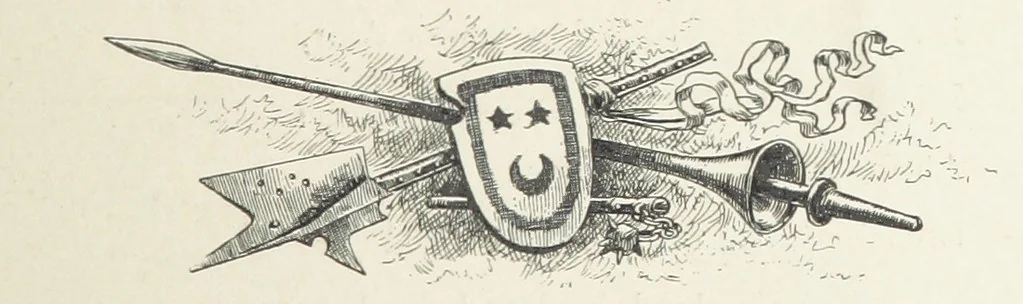 An illustration from The Lay of the Last Minstrel. By Sir Walter Scott. With notes and a chronological summary of his life, and index, 1887, leaf 175