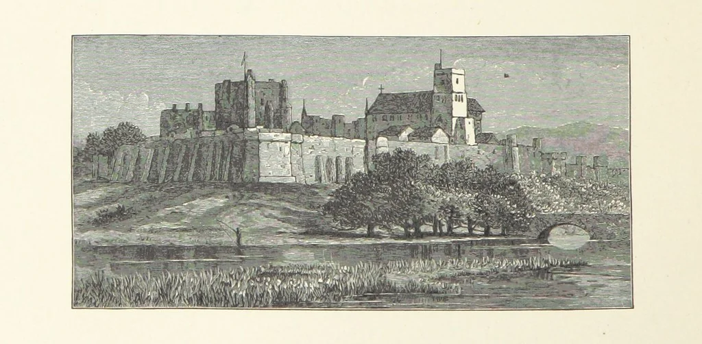 An illustration from The Lay of the Last Minstrel. By Sir Walter Scott. With notes and a chronological summary of his life, and index, 1887, leaf 190