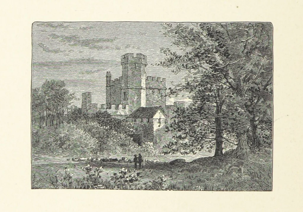 An illustration from The Lay of the Last Minstrel. By Sir Walter Scott. With notes and a chronological summary of his life, and index, 1887, leaf 192
