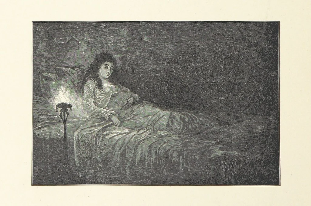 An illustration from The Lay of the Last Minstrel. By Sir Walter Scott. With notes and a chronological summary of his life, and index, 1887, leaf 194