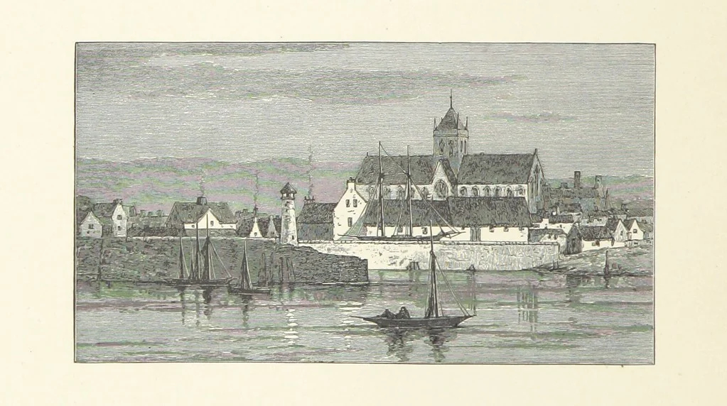 An illustration from The Lay of the Last Minstrel. By Sir Walter Scott. With notes and a chronological summary of his life, and index, 1887, leaf 196