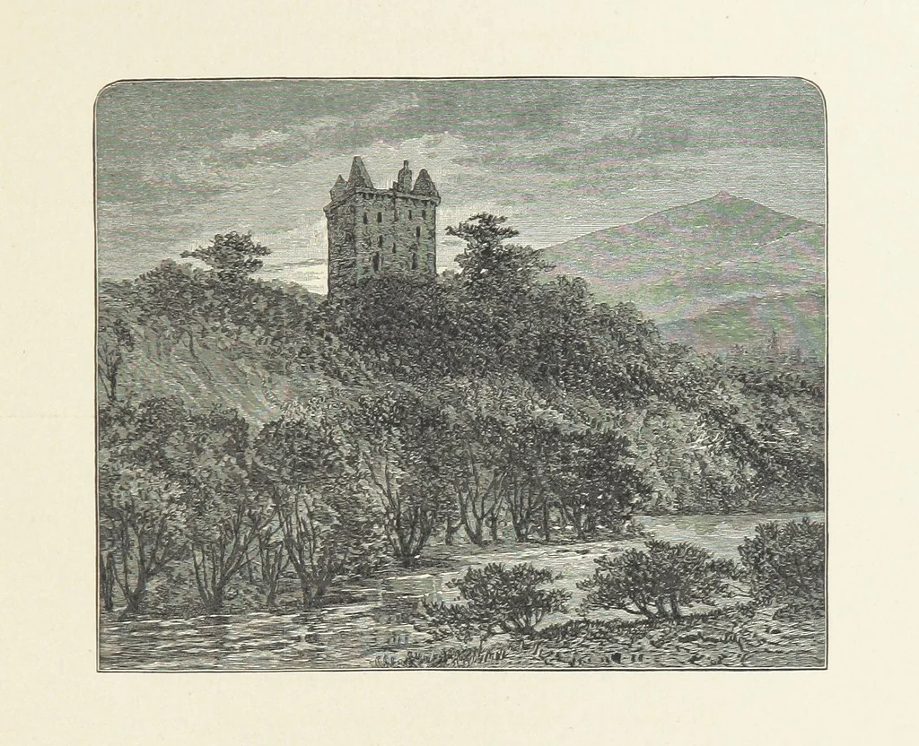 An illustration from The Lay of the Last Minstrel. By Sir Walter Scott. With notes and a chronological summary of his life, and index, 1887, leaf 29