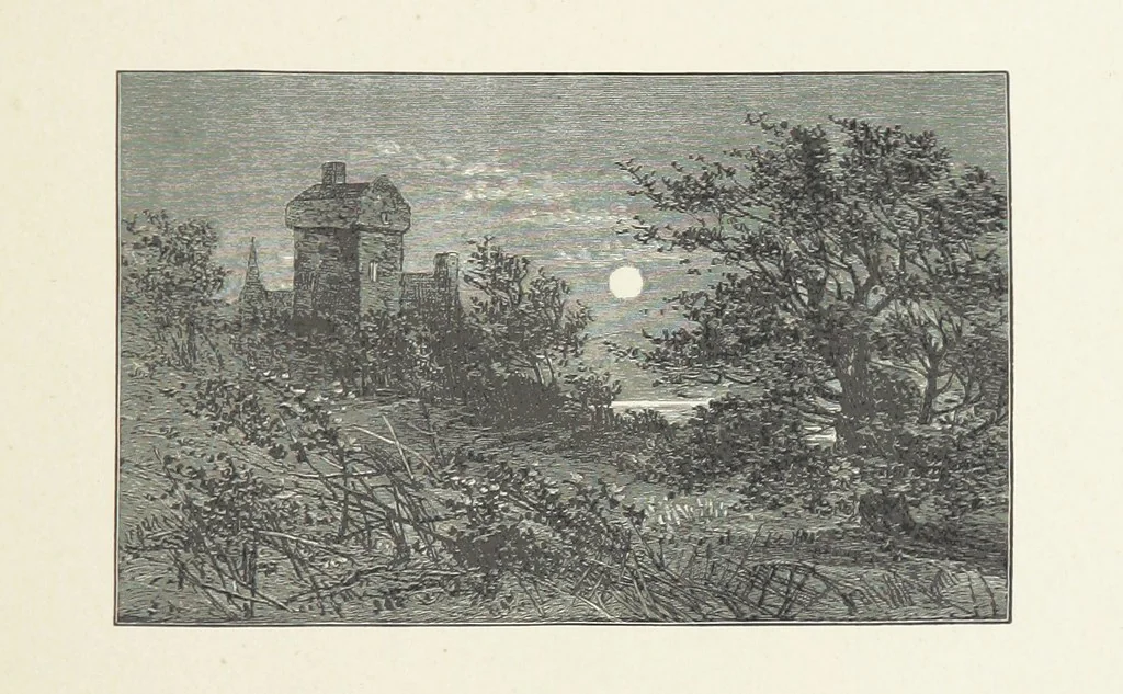 An illustration from The Lay of the Last Minstrel. By Sir Walter Scott. With notes and a chronological summary of his life, and index, 1887, leaf 41