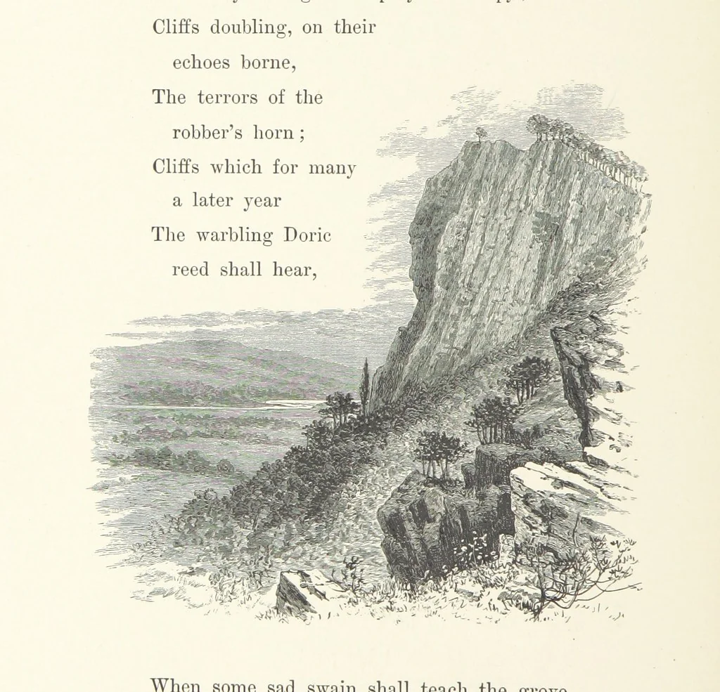 An illustration from The Lay of the Last Minstrel. By Sir Walter Scott. With notes and a chronological summary of his life, and index, 1887, leaf 50