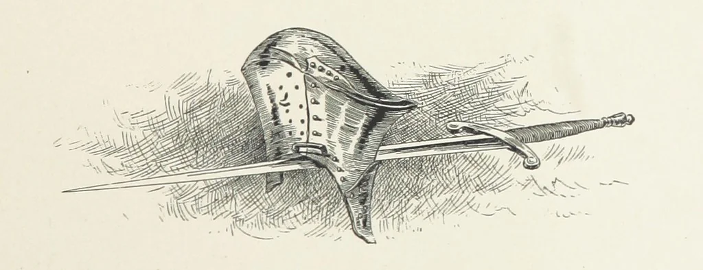 An illustration from The Lay of the Last Minstrel. By Sir Walter Scott. With notes and a chronological summary of his life, and index, 1887, leaf 53