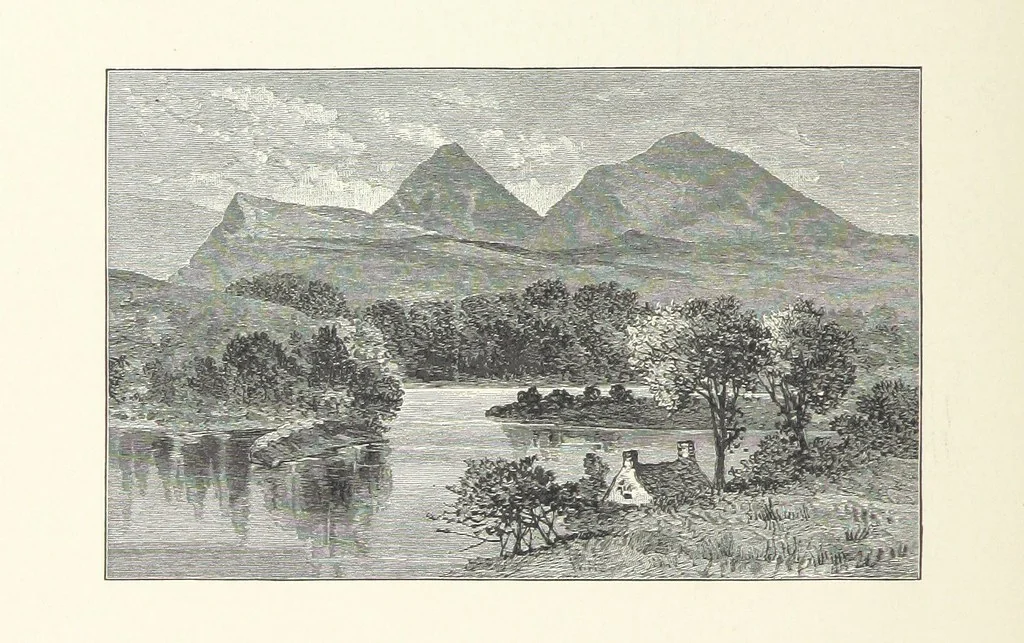 An illustration from The Lay of the Last Minstrel. By Sir Walter Scott. With notes and a chronological summary of his life, and index, 1887, leaf 66