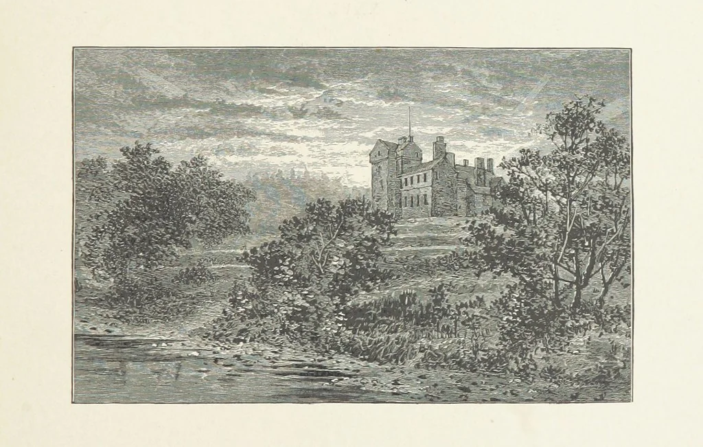An illustration from The Lay of the Last Minstrel. By Sir Walter Scott. With notes and a chronological summary of his life, and index, 1887, leaf 73