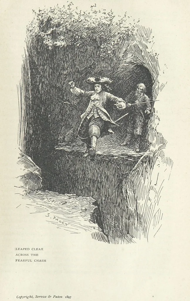 An illustration from Old Mortality ... With sixteen illustrations by Sidney Paget, 1898, leaf 421