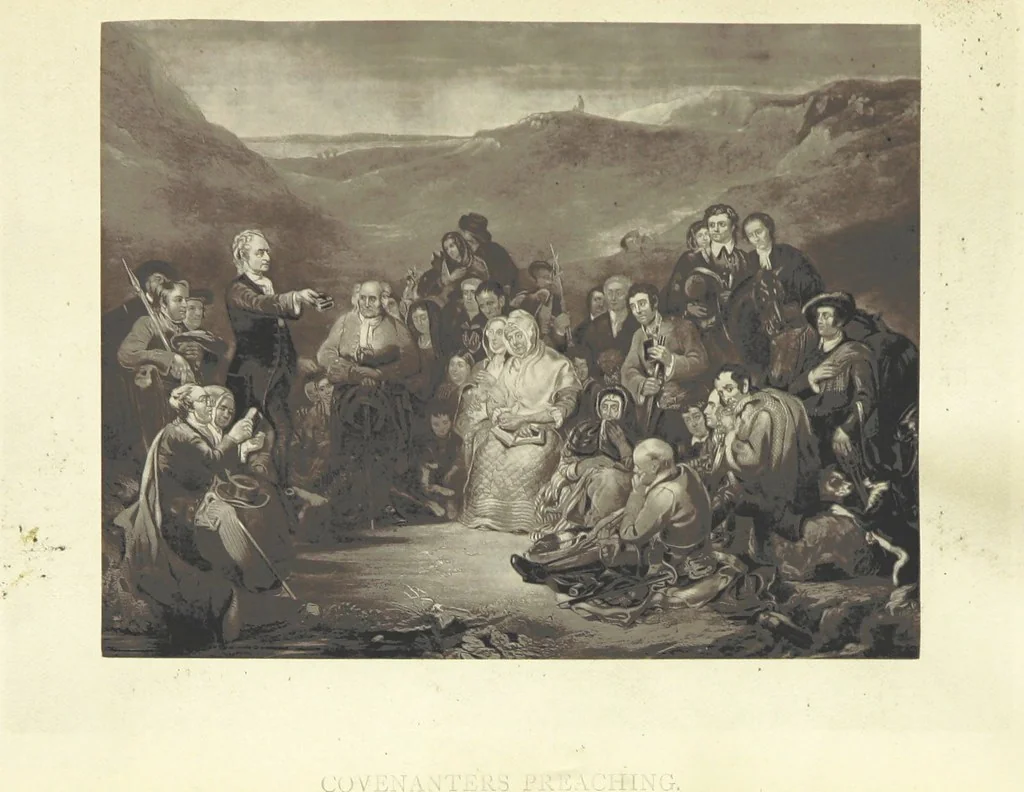 An illustration from Historical, legendary, and romantic Tales from the works of Sir Walter Scott. Selected ... by W. T. Dobson. With ... illustrations, etc, 1886, leaf 295