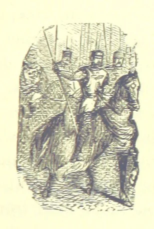 An illustration from Royal Characters from the works of Sir Walter Scott, historical and romantic. Selected and arranged by W. T. Dobson. With twelve ... illustrations, in permanent photography, 1881, leaf 153