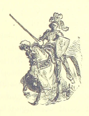 An illustration from Royal Characters from the works of Sir Walter Scott, historical and romantic. Selected and arranged by W. T. Dobson. With twelve ... illustrations, in permanent photography, 1881, leaf 63