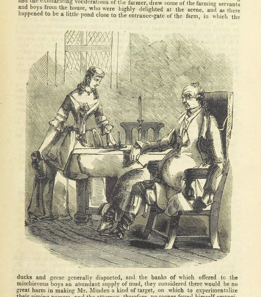 An illustration from Seduction; or the perils of a woman's life. A romance, 1846, leaf 147