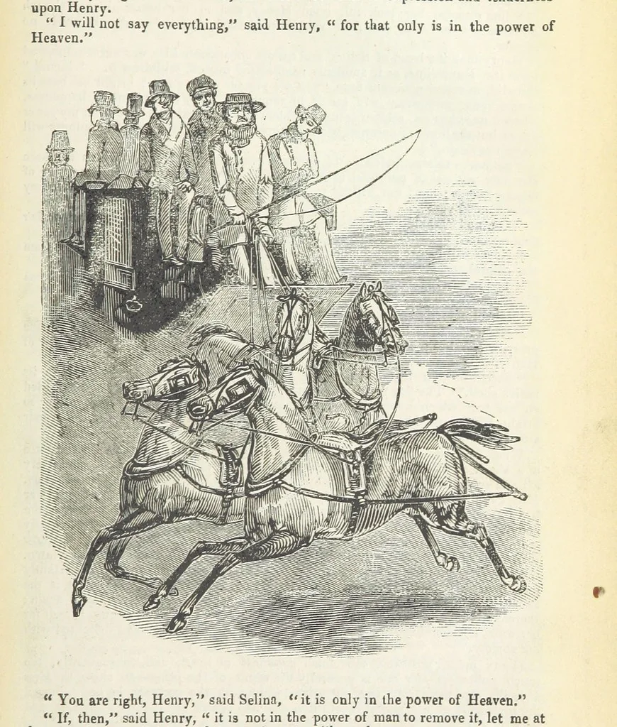 An illustration from Seduction; or the perils of a woman's life. A romance, 1846, leaf 219