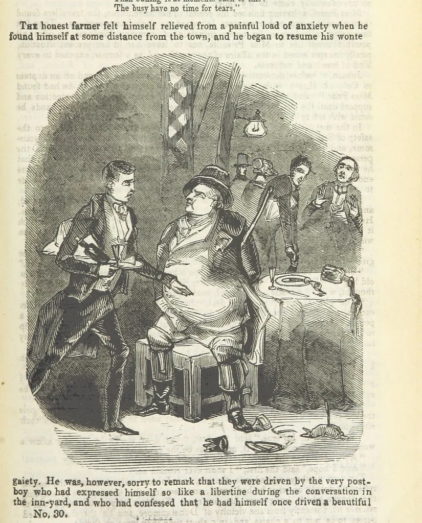 An illustration from Seduction; or the perils of a woman's life. A romance, 1846, leaf 243