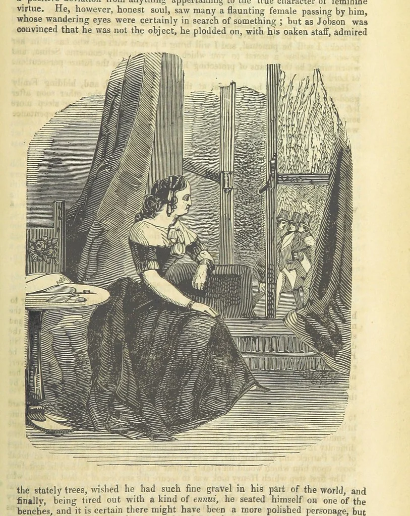 An illustration from Seduction; or the perils of a woman's life. A romance, 1846, leaf 259