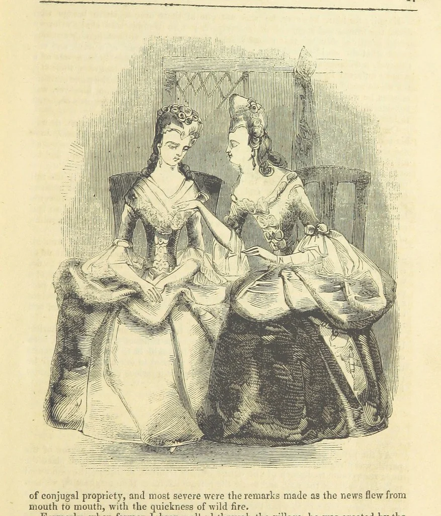 An illustration from Seduction; or the perils of a woman's life. A romance, 1846, leaf 27