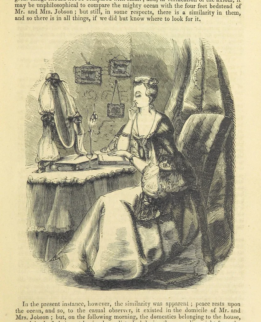 An illustration from Seduction; or the perils of a woman's life. A romance, 1846, leaf 35