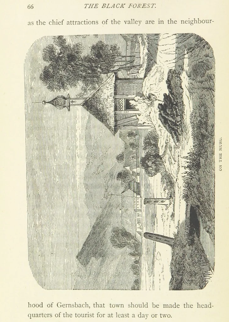 An illustration from The Black Forest, its people and legends. [With maps and illustrations, 1879, leaf 100