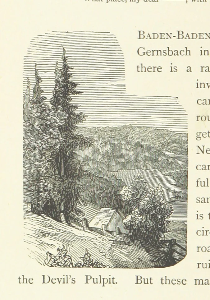 An illustration from The Black Forest, its people and legends. [With maps and illustrations, 1879, leaf 114