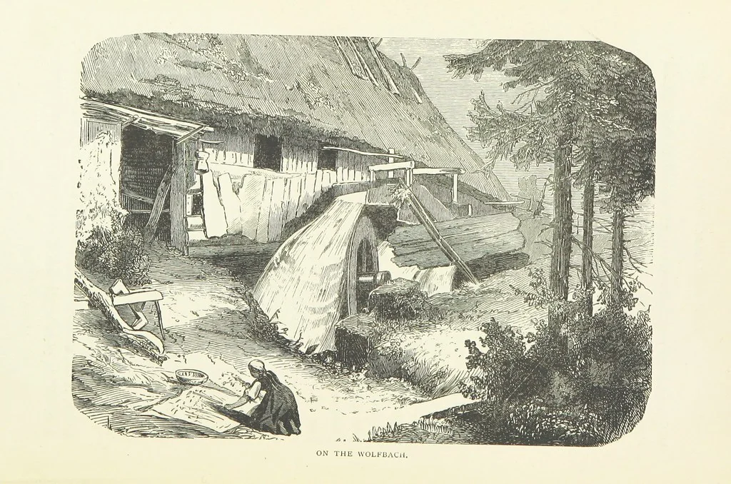 An illustration from The Black Forest, its people and legends. [With maps and illustrations, 1879, leaf 208