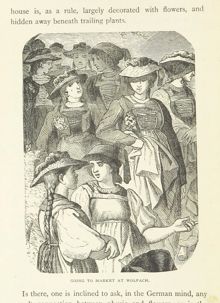An illustration from The Black Forest, its people and legends. [With maps and illustrations, 1879, leaf 212