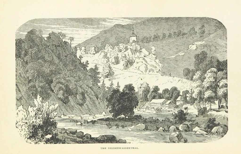 An illustration from The Black Forest, its people and legends. [With maps and illustrations, 1879, leaf 227
