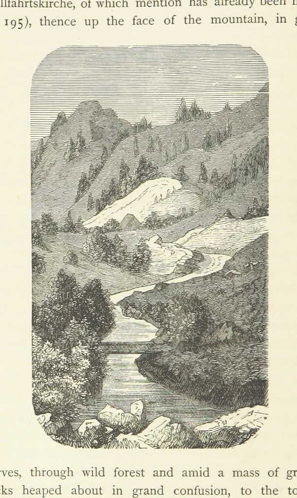 An illustration from The Black Forest, its people and legends. [With maps and illustrations, 1879, leaf 266