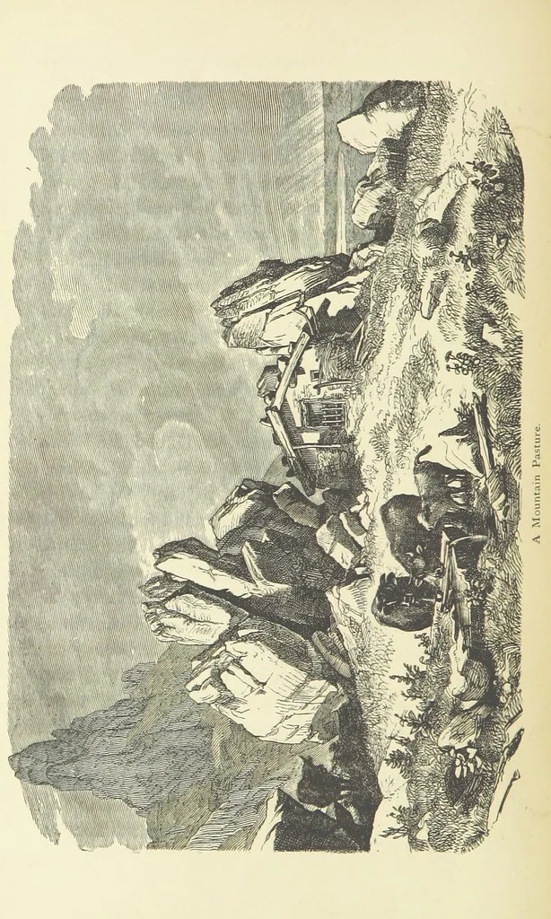 An illustration from The country of the Passion-play. The Highlands and Highlanders of Bavaria, 1880, leaf 114