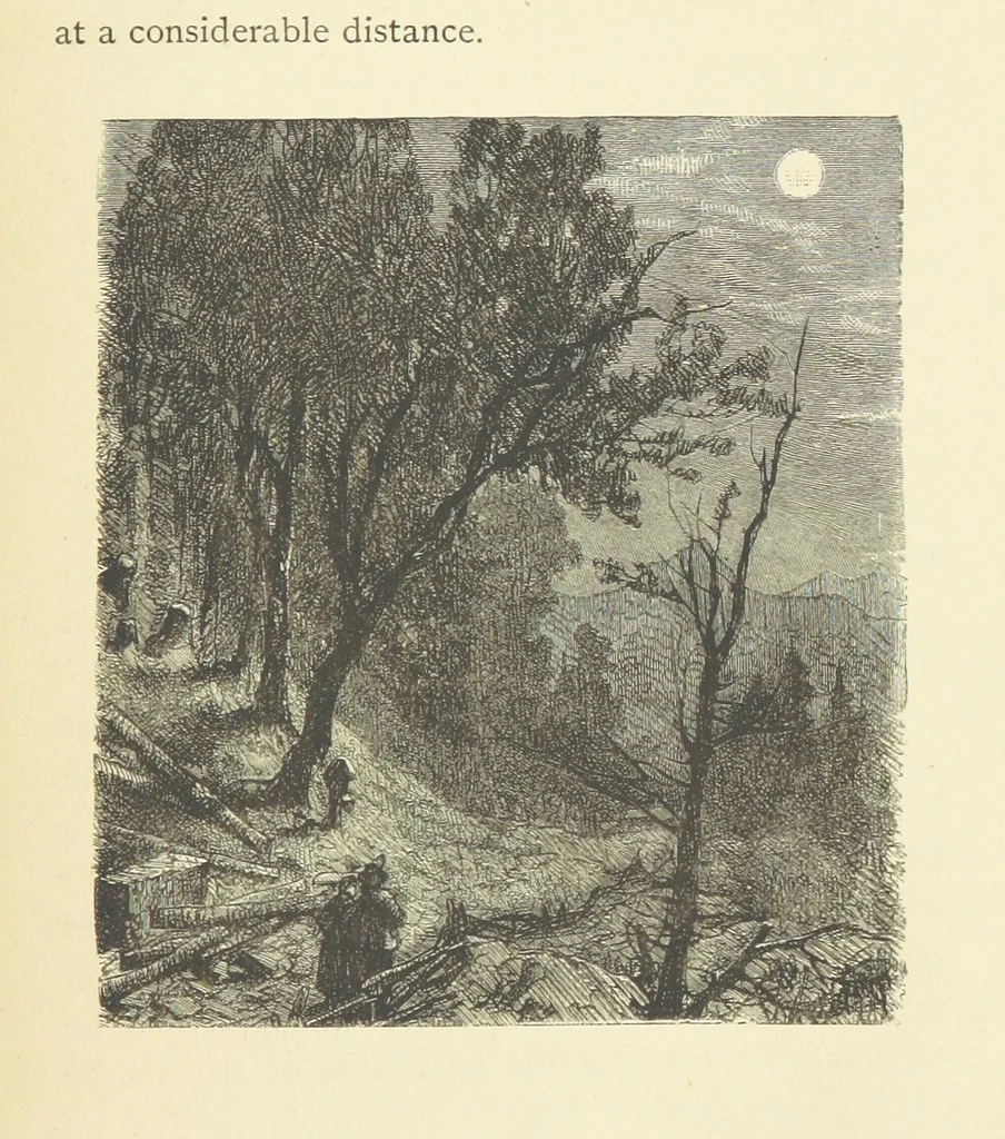 An illustration from The country of the Passion-play. The Highlands and Highlanders of Bavaria, 1880, leaf 121