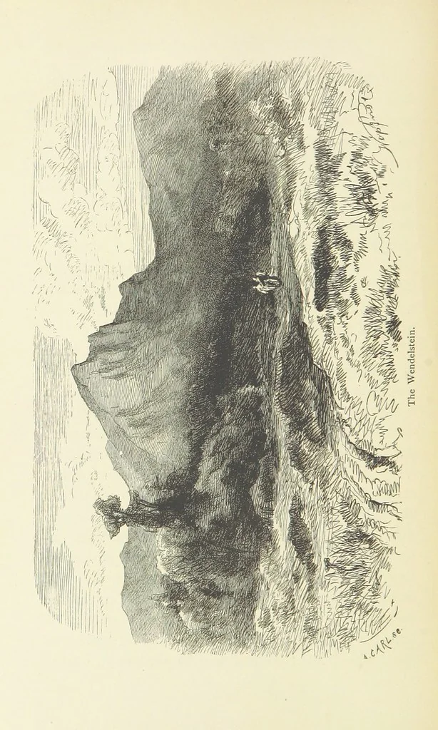 An illustration from The country of the Passion-play. The Highlands and Highlanders of Bavaria, 1880, leaf 294
