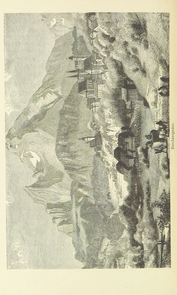 An illustration from The country of the Passion-play. The Highlands and Highlanders of Bavaria, 1880, leaf 316