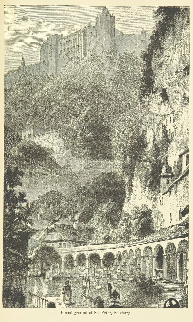 An illustration from The country of the Passion-play. The Highlands and Highlanders of Bavaria, 1880, leaf 337