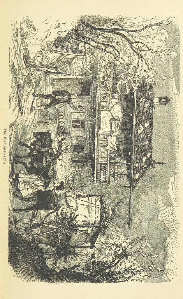 An illustration from The country of the Passion-play. The Highlands and Highlanders of Bavaria, 1880, leaf 65