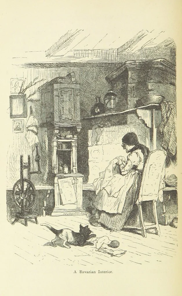 An illustration from The country of the Passion-play. The Highlands and Highlanders of Bavaria, 1880, leaf 90