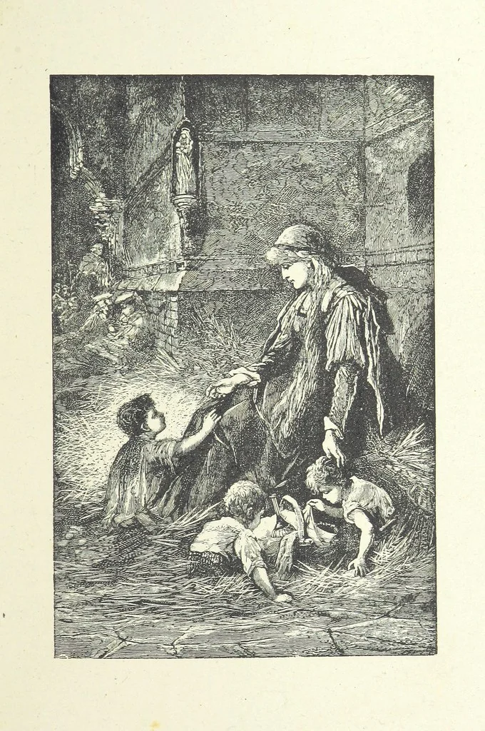An illustration from Scenes and Characters from the works of George Eliot: a series of illustrations by eminent artists. India proofs. With introductory essay and descriptive letterpress by L. G. Seguin, 1888, leaf 111