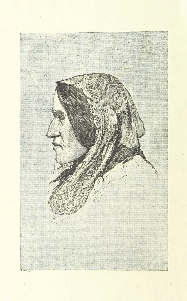 An illustration from Scenes and Characters from the works of George Eliot: a series of illustrations by eminent artists. India proofs. With introductory essay and descriptive letterpress by L. G. Seguin, 1888, leaf 12