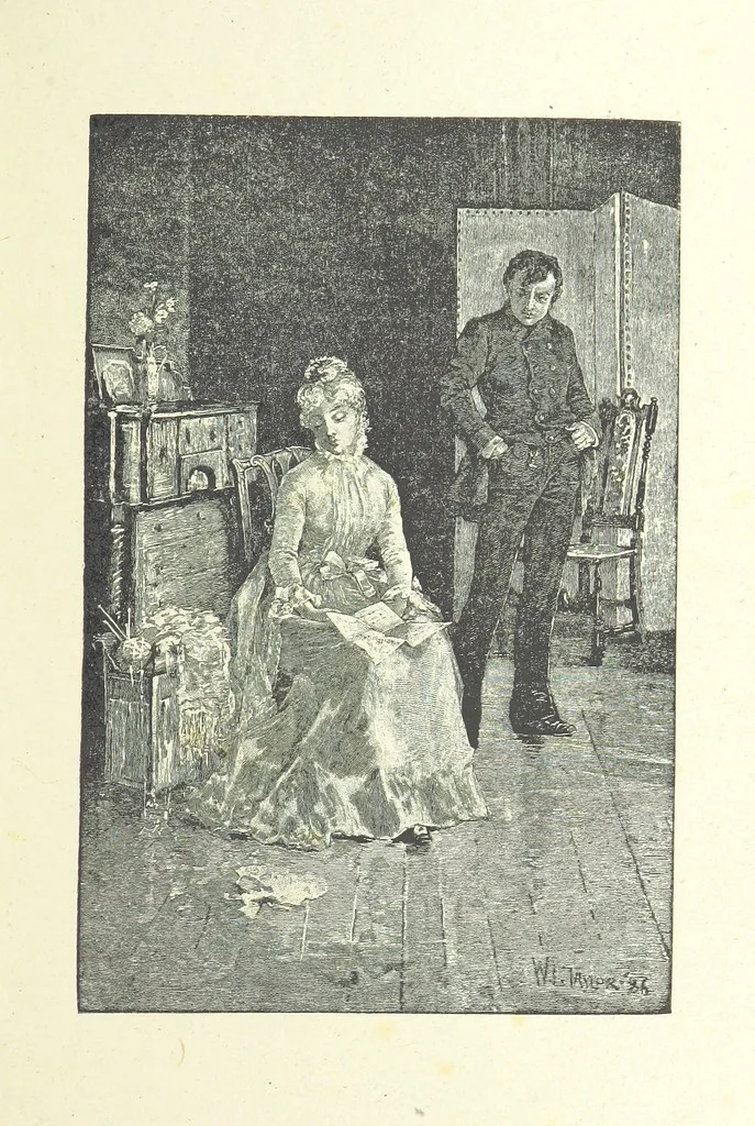 An illustration from Scenes and Characters from the works of George Eliot: a series of illustrations by eminent artists. India proofs. With introductory essay and descriptive letterpress by L. G. Seguin, 1888, leaf 139
