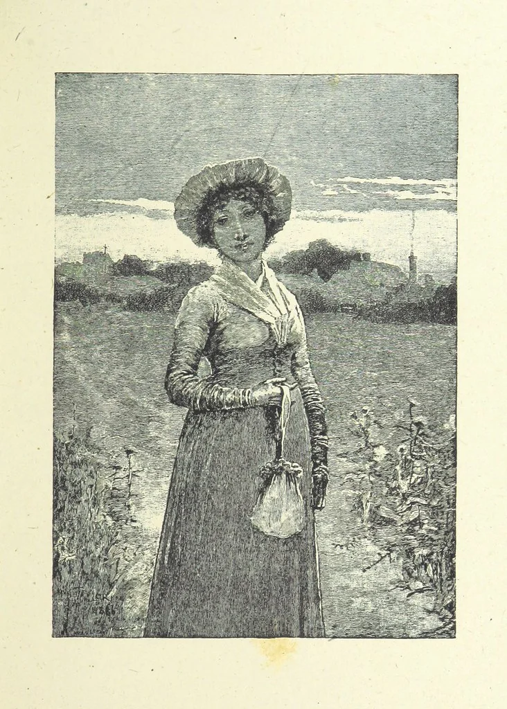 An illustration from Scenes and Characters from the works of George Eliot: a series of illustrations by eminent artists. India proofs. With introductory essay and descriptive letterpress by L. G. Seguin, 1888, leaf 147