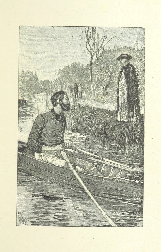 An illustration from Scenes and Characters from the works of George Eliot: a series of illustrations by eminent artists. India proofs. With introductory essay and descriptive letterpress by L. G. Seguin, 1888, leaf 159