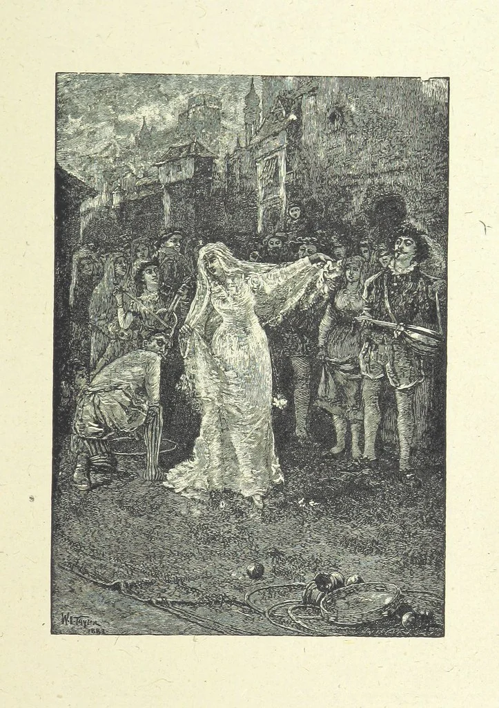 An illustration from Scenes and Characters from the works of George Eliot: a series of illustrations by eminent artists. India proofs. With introductory essay and descriptive letterpress by L. G. Seguin, 1888, leaf 191