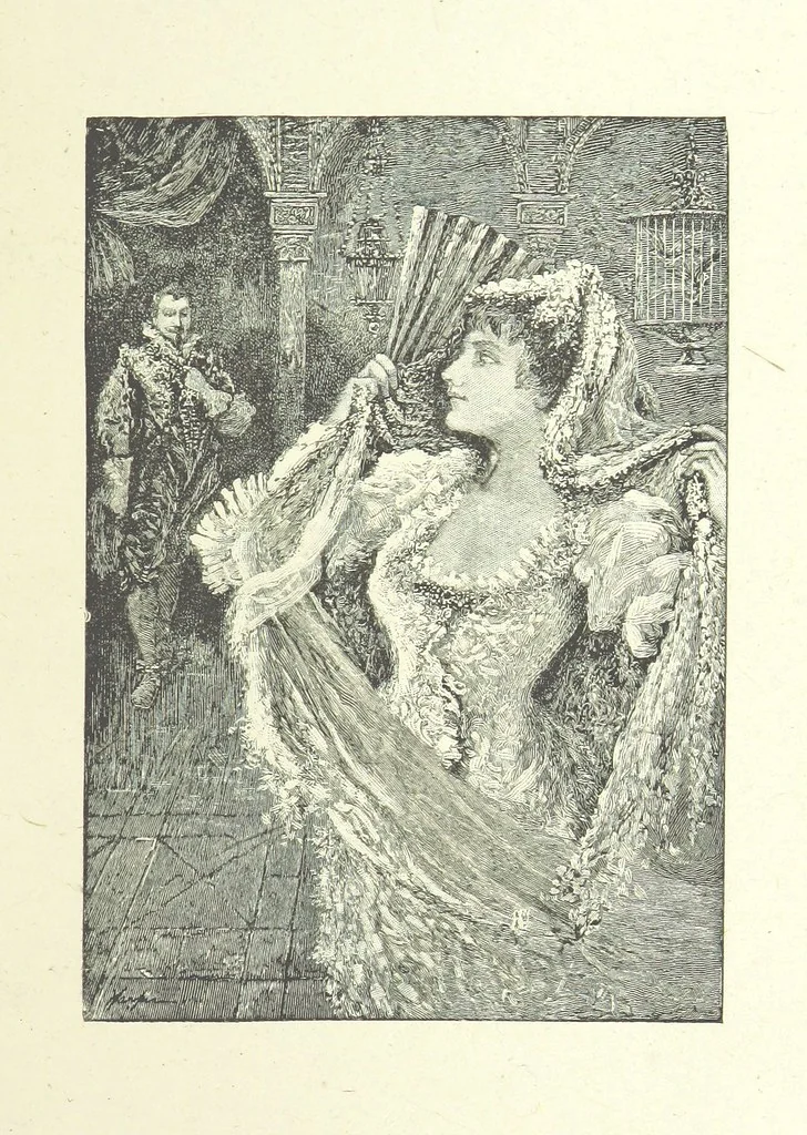 An illustration from Scenes and Characters from the works of George Eliot: a series of illustrations by eminent artists. India proofs. With introductory essay and descriptive letterpress by L. G. Seguin, 1888, leaf 195