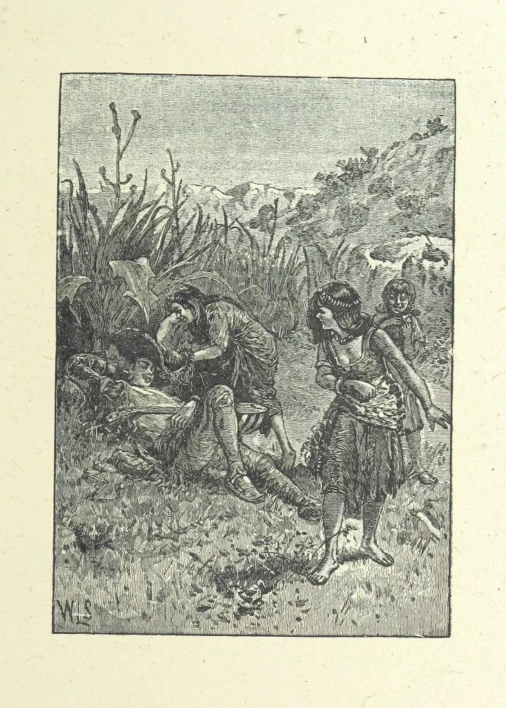 An illustration from Scenes and Characters from the works of George Eliot: a series of illustrations by eminent artists. India proofs. With introductory essay and descriptive letterpress by L. G. Seguin, 1888, leaf 203