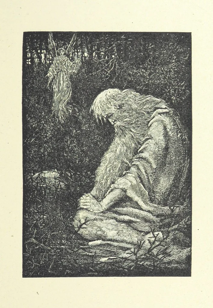 An illustration from Scenes and Characters from the works of George Eliot: a series of illustrations by eminent artists. India proofs. With introductory essay and descriptive letterpress by L. G. Seguin, 1888, leaf 223