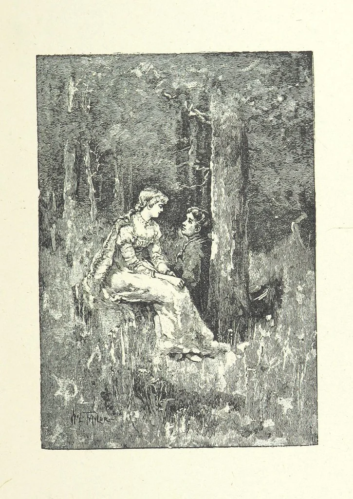 An illustration from Scenes and Characters from the works of George Eliot: a series of illustrations by eminent artists. India proofs. With introductory essay and descriptive letterpress by L. G. Seguin, 1888, leaf 243