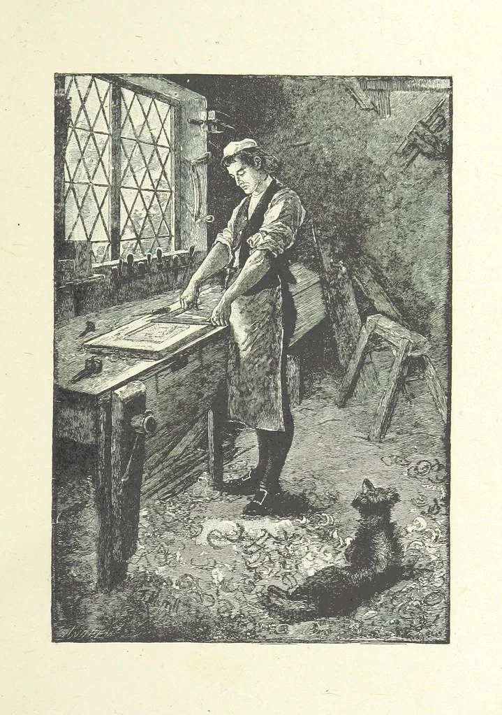 An illustration from Scenes and Characters from the works of George Eliot: a series of illustrations by eminent artists. India proofs. With introductory essay and descriptive letterpress by L. G. Seguin, 1888, leaf 47