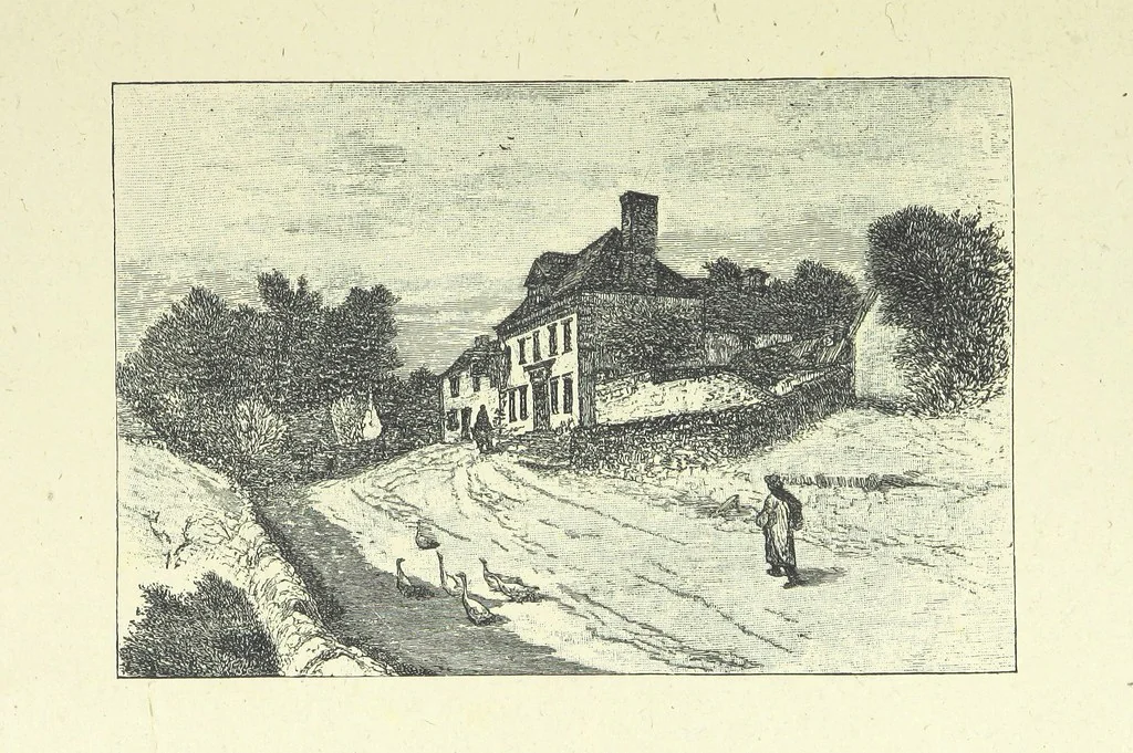 An illustration from Scenes and Characters from the works of George Eliot: a series of illustrations by eminent artists. India proofs. With introductory essay and descriptive letterpress by L. G. Seguin, 1888, leaf 51