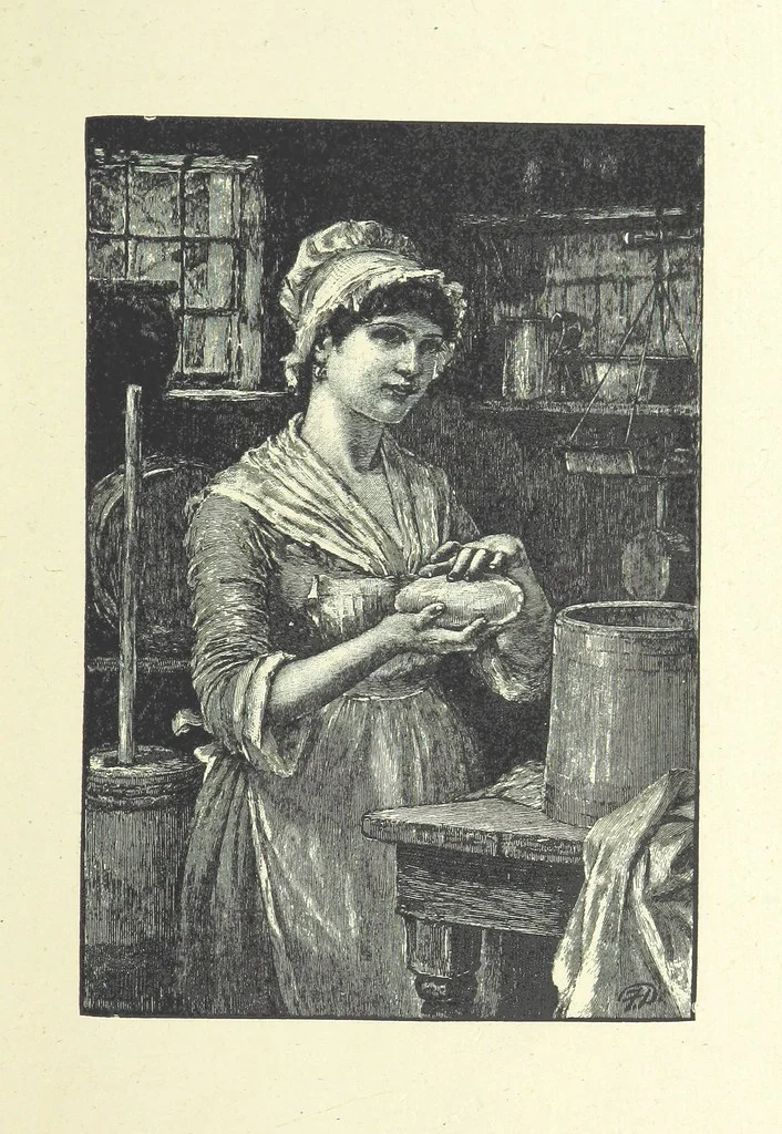 An illustration from Scenes and Characters from the works of George Eliot: a series of illustrations by eminent artists. India proofs. With introductory essay and descriptive letterpress by L. G. Seguin, 1888, leaf 63