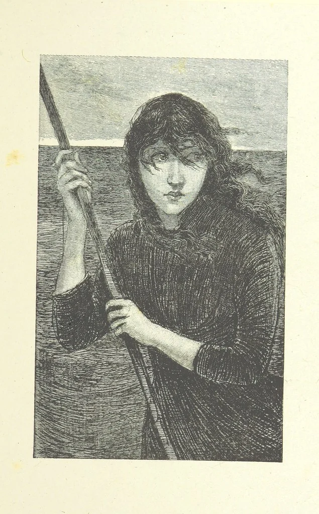An illustration from Scenes and Characters from the works of George Eliot: a series of illustrations by eminent artists. India proofs. With introductory essay and descriptive letterpress by L. G. Seguin, 1888, leaf 79