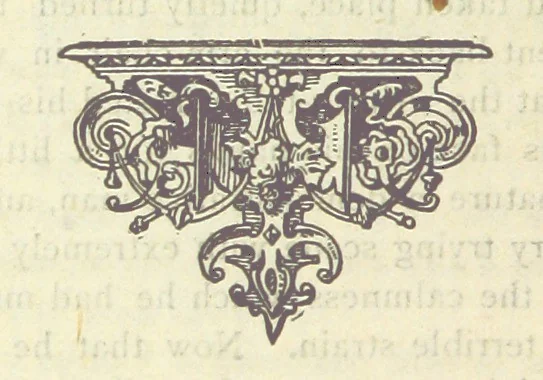 An illustration from Marjory Moore's Lovers, 1897, leaf 136
